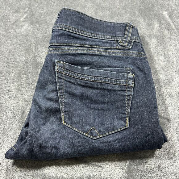 Democracy Jeans Womens 6 Blue Ab Technology Skinny Dark Stretch Mid Rise Denim - Picture 1 of 10